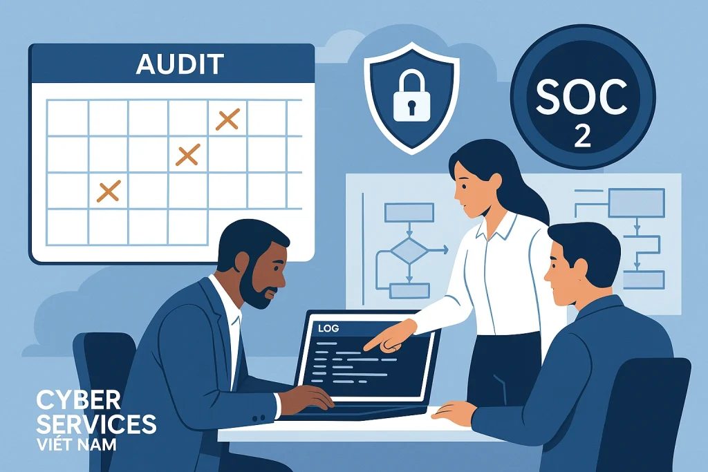 Banner lich kiem toan SOC2 Cyber Services Viet Nam