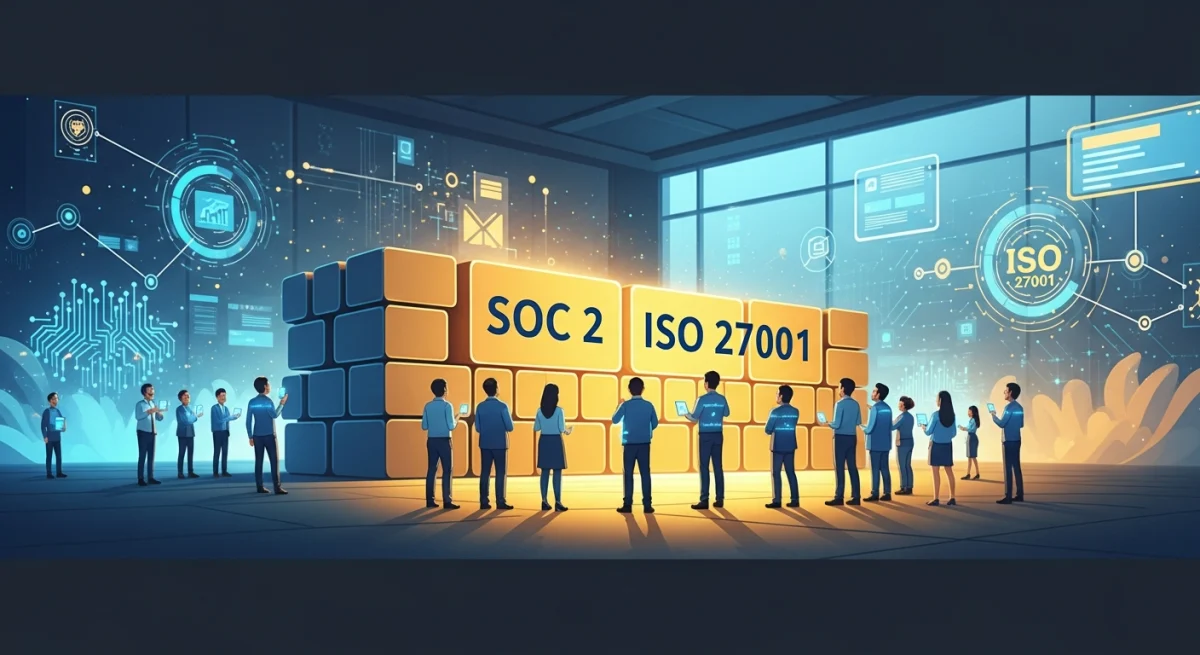 Tường an ninh vững chắc từ SOC 2 và ISO 27001 mang đến sự tin tưởng cho khách hàng và đối tác, mở ra cơ hội phát triển trong môi trường kinh doanh số.